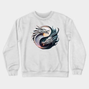 Yin Yang Dragons Crewneck Sweatshirt